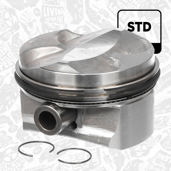 Piston - PM008800 ET ENGINETEAM - 0628.T6