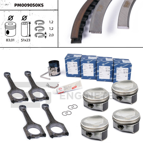 Piston - PM009050KS ET ENGINETEAM