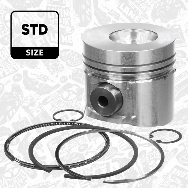 Piston - PM009100 ET ENGINETEAM - 406503012, 04065-03012, 4089967