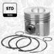 Piston - PM009100 ET ENGINETEAM - 406503012, 04065-03012, 4089967