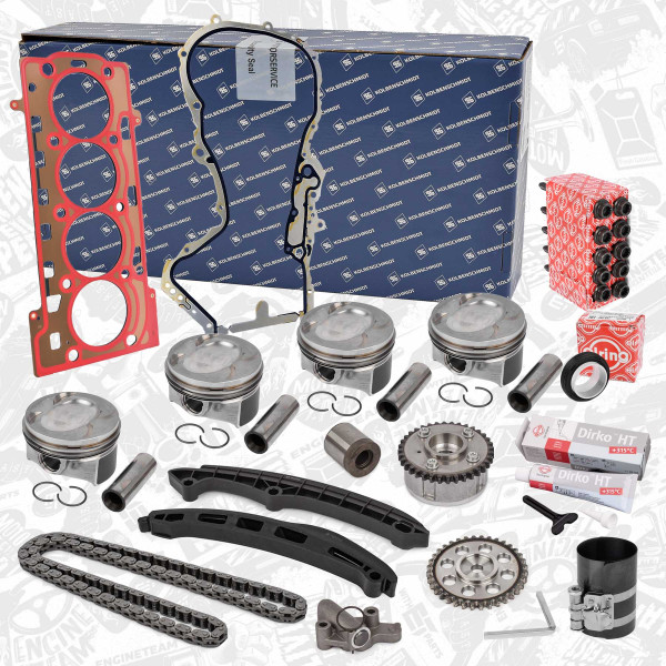 PM009800KS, Píst, Opravná sada pístů na celý motor, Píst komp.1,4TFSI 16V - repair kit, ET ENGINETEAM, Skoda VW Audi Seat 1,4TFSI 16V CAVE CTHE CTKA 2010+, 03C107065AQ, 03C107065AS, 03C107065BF, 03C107065CK, 03C103383AE, 03C103383AH, 03C109287F, 03C109287G, 03C109287H, 03C109571F, 03C109509P, 03C109469K, 03C109469J, 03C109158A, 03C109158, 03C109507Q, 03C109507AH, 03C109507M, 03C109507BA, 03C105159F, 03C105159E, 03C105159C, 03C105159H, 03C109509L, 03C109509M, 03C109469L, 03C109088E, 03C109088B, 03C109088F