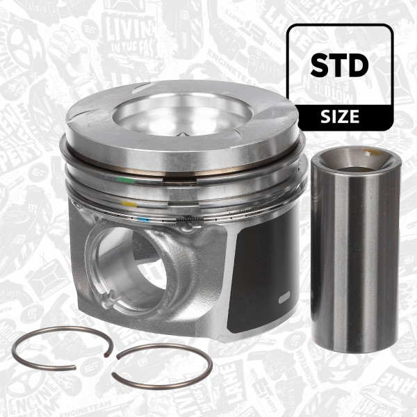 Piston - PM010600 ET ENGINETEAM - 120A11789R, 4423449, 120A12695R