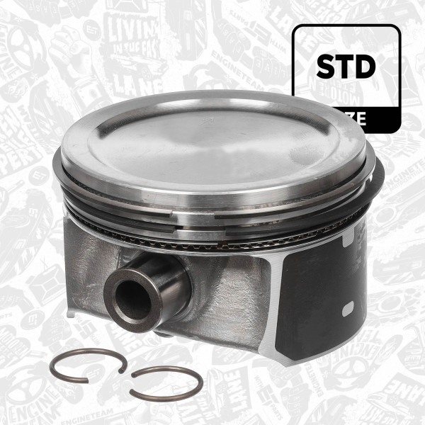 Piston - PM011400 ET ENGINETEAM - 036107065CE, 0282200, 99913600