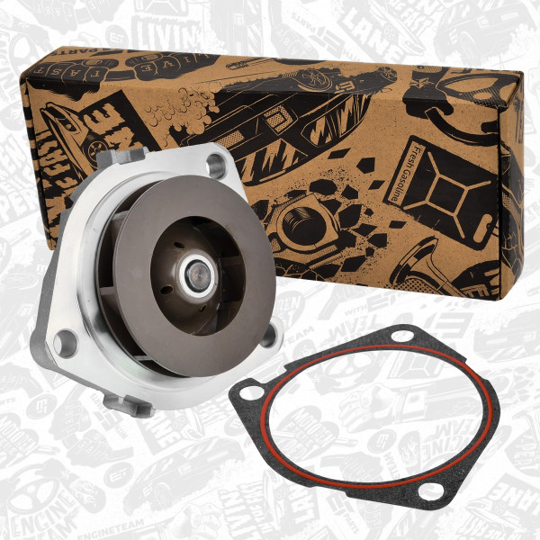 PW0005, Wasserpumpe, Motorkühlung, Wasserpumpe, ET ENGINETEAM, Alfa Romeo Fiat Opel Lancia 159 Doblo Delta 1,6D 198 A2000 198 A3000 2007+, 1334147, 1334153, 1334242, 1334284, 46804051, 55209993, 55268918, 55269148, 55488983, 55568637, 93179114, 93191762, 17400-79J80, 17400-79J81, 50005056, 7.01984.02.0
