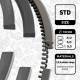 Piston Ring Kit - R1001400 ET ENGINETEAM - 1905818, 1907470, 1908466