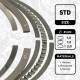Piston Ring Kit - R1005700 ET ENGINETEAM - 06B198151A, 03077N0, 08-148300-00