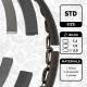 Piston Ring Kit - R1007400 ET ENGINETEAM - 01220N0, 800049110000, 800049140000