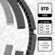 Piston Ring Kit - R1007600 ET ENGINETEAM - 7701474725, 02210N0, 800074510000