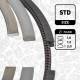 Piston Ring Kit - R1009400 ET ENGINETEAM - 71732631, 01020N0, 08-433200-00