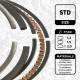 Piston Ring Kit - R1010200 ET ENGINETEAM - 0640T6, 11257566479, 0640.T6