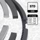 Piston Ring Kit - R1011100 ET ENGINETEAM - 834760010, 08-347600-10, 9320800