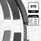 Piston Ring Kit - R1011700 ET ENGINETEAM - 50011922, 50011922/1, 800032610000