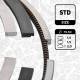 Piston Ring Kit - R1012300 ET ENGINETEAM - 71769849, 71773836, 71773932