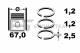 Piston Ring Kit - R4001300 ET ENGINETEAM - 23040-02970