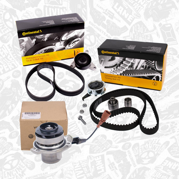 Water Pump & Timing Belt Set - RM0016GEVR1 ET ENGINETEAM - 04L260849D, 04L260849L, 04L260849C