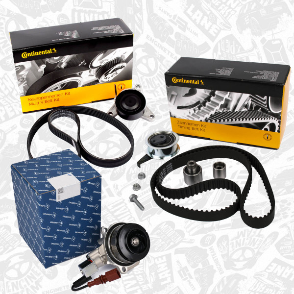 Water Pump & Timing Belt Set - RM0016VR1 ET ENGINETEAM - 04L260849D, 04L260849L, 04L260849C