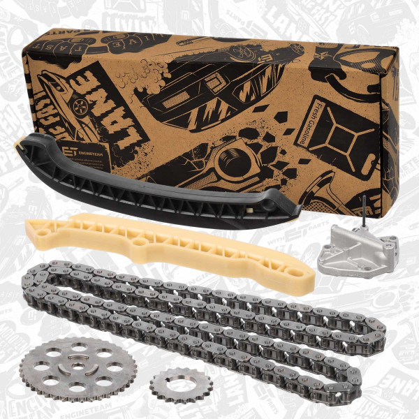 RS0017, Timing Chain Kit, Timing chain kit, ET ENGINETEAM, Skoda VW Seat 1,2i 2001+, 03D109229, 03E109507, 03E109507N, 03D109469C, 03D109509L, 03D105209E, 03D109571L, 03D109571K, 03D109571G, 383360