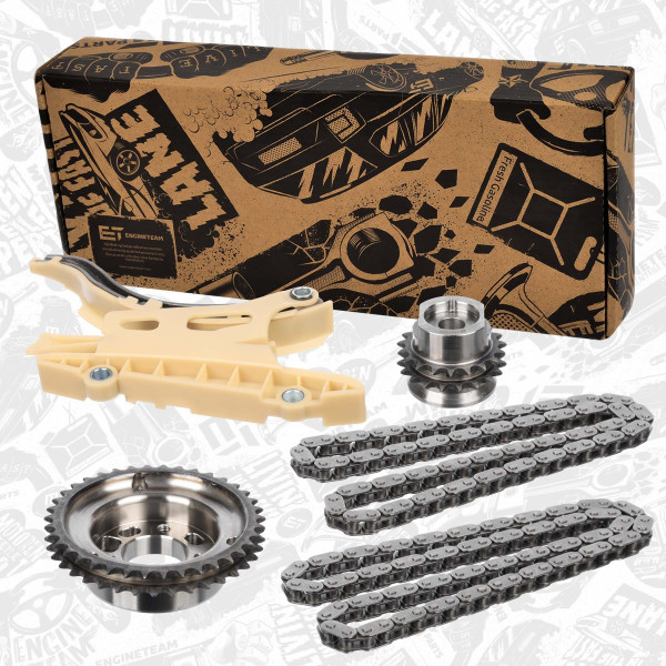 RS0034, Timing Chain Kit, Timing chain kit, ET ENGINETEAM, Ford Fiesta/Focus/Mondeo/Tourneo/Transit 1,8DI/TDCi 1998+, 1198056, XS4Q6P250AW, 2M5Q6P250AB, XS4Q6L266AG