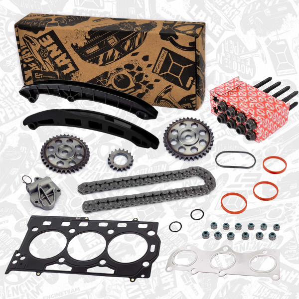 RS0045VR1, Timing Chain Kit, Timing chain kit, ET ENGINETEAM, 03C109158A, 03C109158, 03C109158B, 03E109507AE, 03C109469K, 03C109469L, 03C109469J, 03C109509P, 03E109571D, 03E105209S, 036103384B, 03E103383H, 036109675A, 03E253039A, 03E129717B, N90951301, 03E253039, 057109675