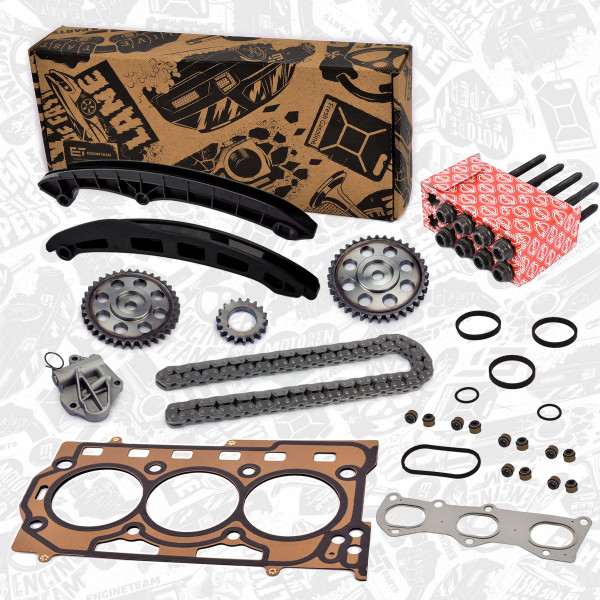 RS0045VR2, Timing Chain Kit, Timing chain kit, ET ENGINETEAM, 03C109158A, 03C109158, 03C109158B, 03E109507AE, 03C109469K, 03C109469L, 03C109469J, 03C109509P, 03E109571D, 03E105209S, 036103384B, 03E103383H, 036109675A, 03E253039A, 03E129717B, N90951301, 03E253039, 057109675