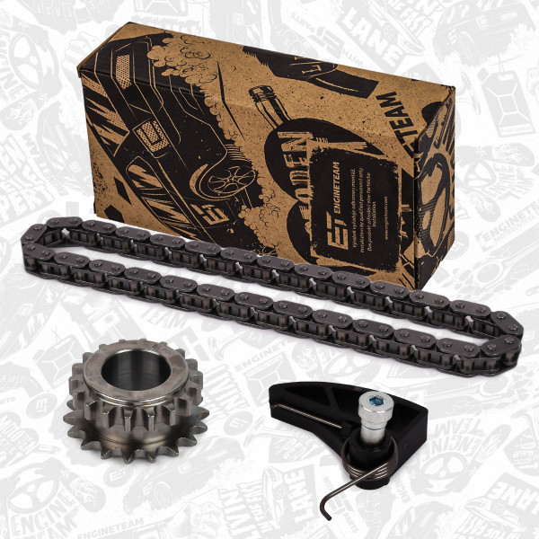 RS0048, Kettensatz, Ölpumpenantrieb, Steuerkettensatz, ET ENGINETEAM, Skoda VW Audi Seat 1,4TSI BTS CNFA BLF, 03C105209BE, 03C105209AC, 03C105209P, 03C115230C, 030115230, 03C109507J, 03C109507AE