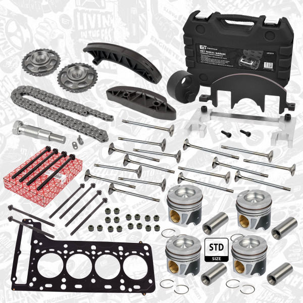 RS0055VR8, Timing Chain Kit, Timing chain kit, ET ENGINETEAM, 6510520001, A6510520100, 6510520000, 6510500016, 6510500000, 6510500011, 6510500100, 6510500700, 6510500800, 9938276, 0009938276, 9939676, 0009939676, 6510160500, A6510160569, A6510160469, 6510500127, 6510530101, A6510300417, A6510300917, A6510301017, A6510303317, 6510300417, 6510300917, 6510301017, 6510303317, 0000534558, 0000534658, 0000534758, 0000535158