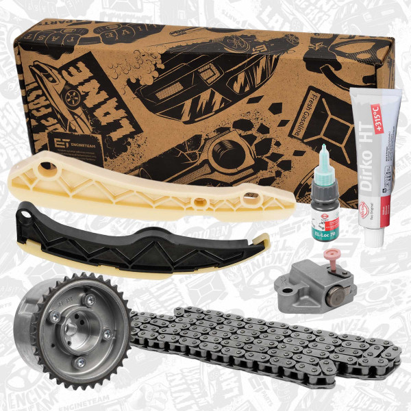 RS0072, Steuerkettensatz, Steuerkettensatz, ET ENGINETEAM, Kia Ceed Rio 1,4 1,6 / Hyundai i20 i30 G4FA/G4FC 2010+, 244312B620, 243212B620, 244202B611, 244102B700, 243502B600, 244102B610, 244312B611, 244312B610