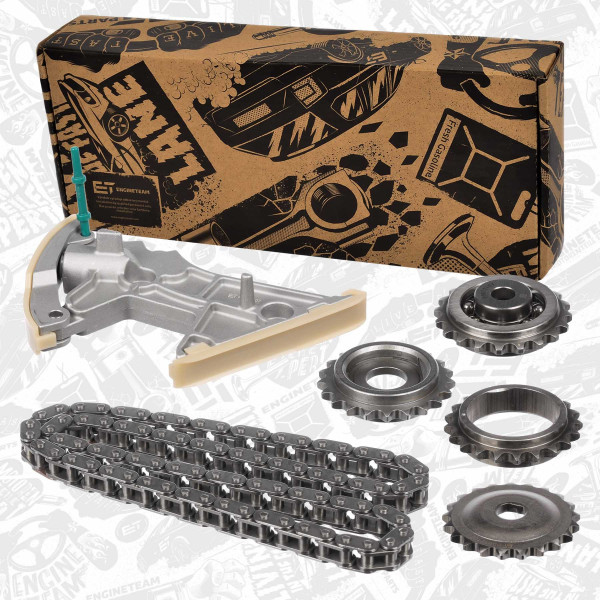 RS0083, Steuerkettensatz, Steuerkettensatz, ET ENGINETEAM, Audi Seat Skoda VW A2 Cordoba Fabia Polo BNM AMF 1,4 TDI 2000+, 045115230A, 045115124B, 045103333, 045103319A, 045103319C, 045115121, 045105209