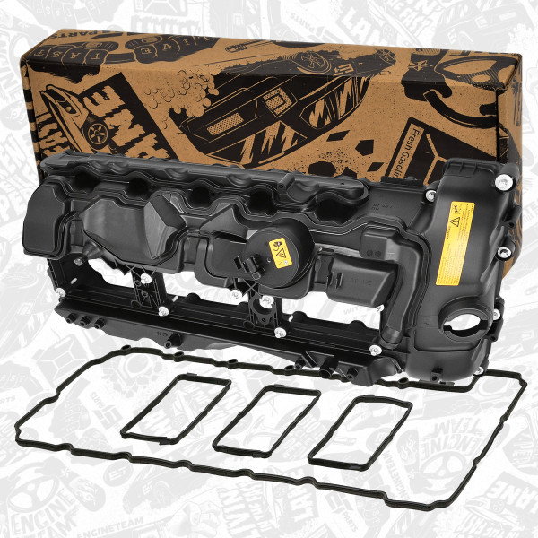 RV0001, Cylinder Head Cover, Cylinder head cover, ET ENGINETEAM, BMW 1 BMW 2 BMW 3 BMW 5 BMW X5 BMW X6 N55 B30 A 2013+, 11127570292, 7570292, 477.340
