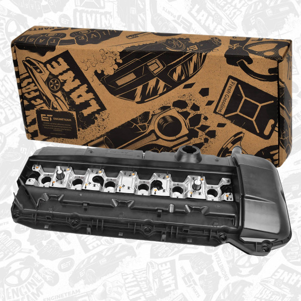 RV0012, Cylinder Head Cover, Cylinder head cover, ET ENGINETEAM, BMW 3 5 7 Z3 M52/M54 2,0 i 2000+ , 11121432929, 11121432928, 1432929, 1432928