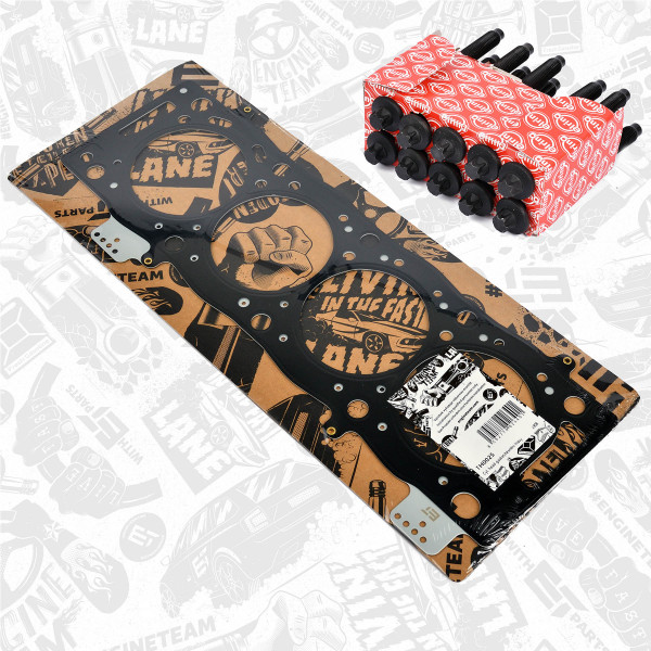 TH0025BT, Dichtung, Zylinderkopf, Zylinderkopfdichtung, ET ENGINETEAM, Citroen FIat Ford Peugeot C4 Scudo Kuga Expert 4HW 2,0 2002+, 0209.AY, 11141-67J01-004, 1313816, 8653717, 0209AY, 1114167J01004, 135.070, 61-34370-30, 135.071, 135.072