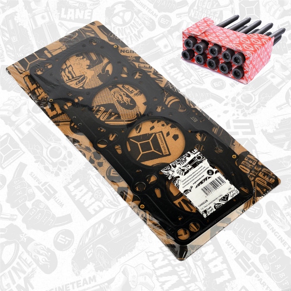 TH0028BT, Dichtung, Zylinderkopf, Zylinderkopfdichtung, ET ENGINETEAM, Audi Seat Skoda VW A4 Alhambra Octavia II Passat 1,9 TDI ATD BXE 2000+, 038103383DG, 038103384, 1100655, 150.171, 61-34250-20, 150.172, 235.020, 235.021, 235.022