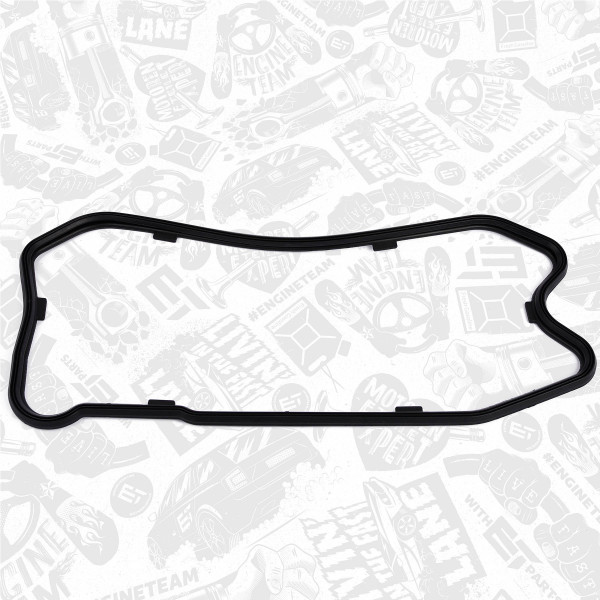 TM0017, Gasket, oil sump, Oil pan gasket, ET ENGINETEAM, Fiat Iveco Ducato Daily III Daily IV F1AE 2,3JTD 2002+, 504018307, 5802102162, 505.450, 71-37549-00