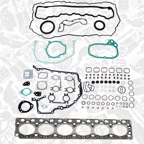 TS0018, Full Gasket Set, engine, Full gasket set, ET ENGINETEAM, Mercedes-benz Atego 2 Setra series 400 OM 902.924  2004+, 9041410280, 90414102806X, 9060101505, 9060161120, 9061410180, 90614101803X, 9061420280, 90614202803X, A9041410280, A9060101505, A9060161120, A9061410180, A9061420280, 01-36115-01, 058.550, T9001460, 058.551, 058.552, 058.553