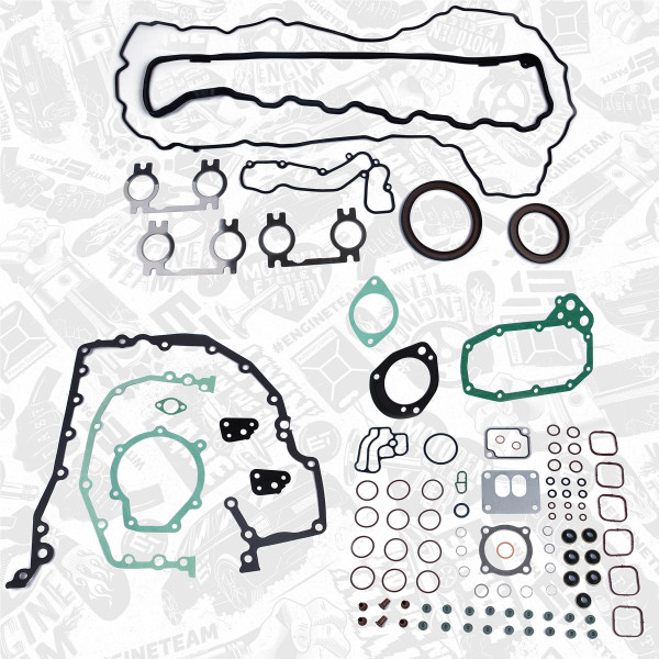 TS0020, Full Gasket Set, engine, Full gasket set, ET ENGINETEAM, Mercedes-Benz Atego 2 Setra Series 400 MultiClass S OM 906.927 2005+, 01-36115-01, 058.550, T9001460, 058.551, 058.552, 058.553
