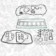 Full Gasket Set, engine - TS0022 ET ENGINETEAM - 01-37180-01, 198.610, 198.611