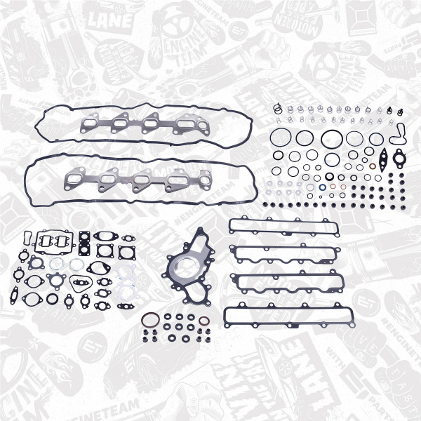 TS0026, Full Gasket Set, engine, Full gasket set, ET ENGINETEAM, Toyota Lexus Land Cruiser 200 Land Cruiser Pick-up Lexus LX 450d 1VD-FTV 2008+, 0411151042, 04111-51042