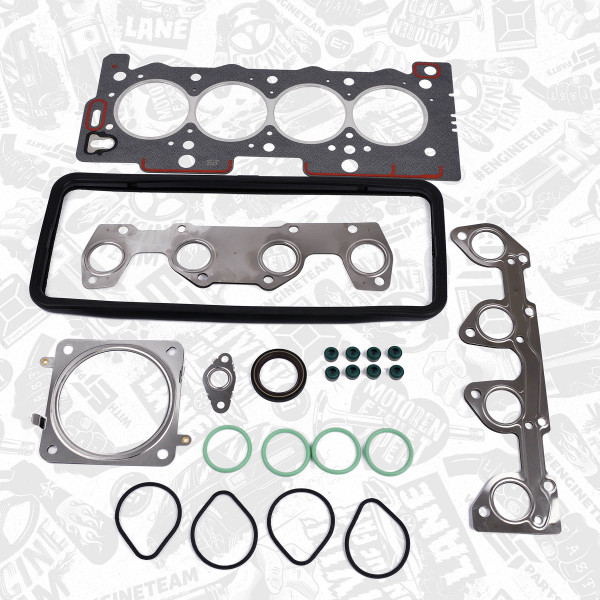 TS0037, Gasket Set, cylinder head, Cylinder head gasket set, ET ENGINETEAM, Citroen Peugeot Berlingo Nemo 307 Partner 1,4 KFV 2002+, 374.650