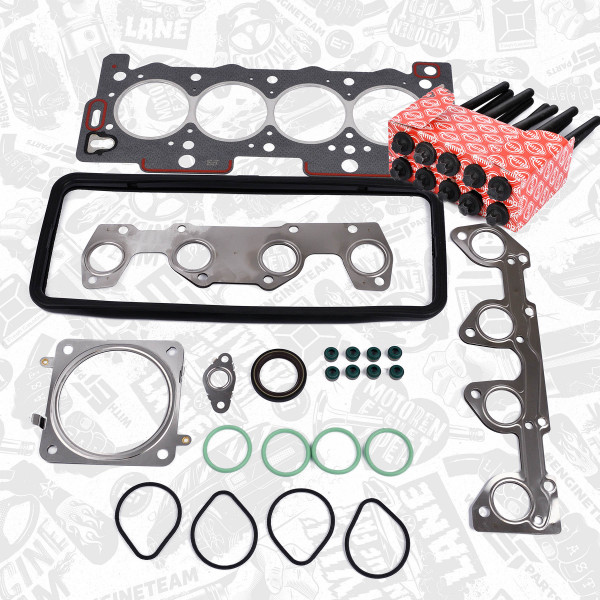 TS0037BT, Gasket Set, cylinder head, Cylinder head gasket set, ET ENGINETEAM, Citroen Peugeot Berlingo Nemo 307 Partner 1,4 KFV 2002+, 374.650