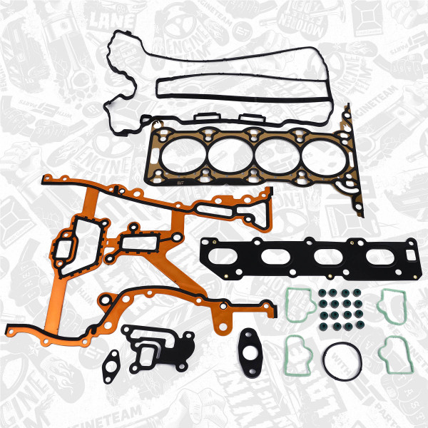 TS0040, Gasket Set, cylinder head, Cylinder head gasket set, ET ENGINETEAM, Opel Astra Agila Combo Meriva Tigra Z 14 XEP 1,4 2004+, 11140-84E50, 1606278, 1114084E50, 93182932, 378.120