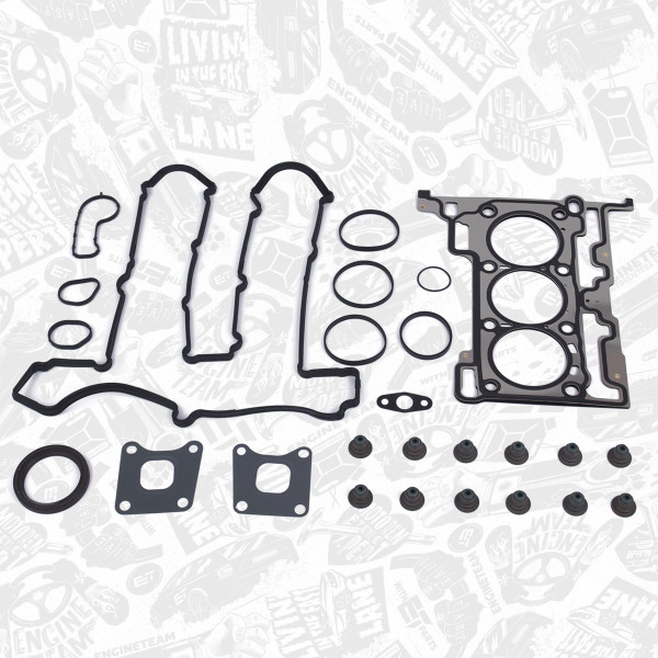 TS0057, Gasket Set, cylinder head, Cylinder head gasket set, ET ENGINETEAM, Ford B-Max C-Max Fiesta Mondeo Focus Transit Curier Tourneo Connect SFCA M1CA 1,0 EcoBoost 2014+, 1939521, DM5G6051AA, 1771609, CM5G6051GC, 02-43170-01, T8000228, T8003171