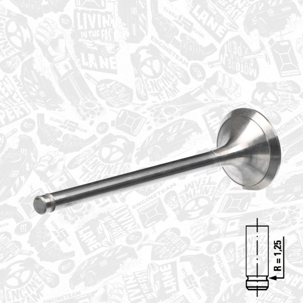 Exhaust Valve - VE0035 ET ENGINETEAM - 1320200QAN, 30889403, 4415922