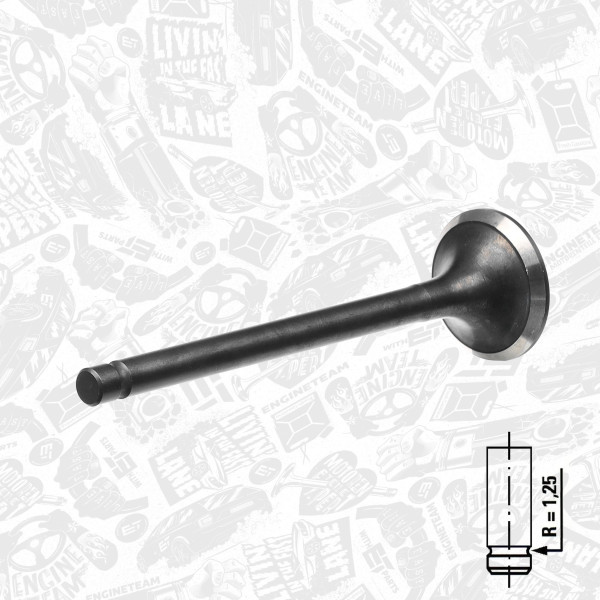 VE0041, Auslassventil, Auslassventil, ET ENGINETEAM, Smart Cabrio/City-Coupe/Roadster/Fortwo 0,6/0,7i M 160 1998-2007, 1600500027, 001VA30905000, 261105, R6039/RNT, V94804