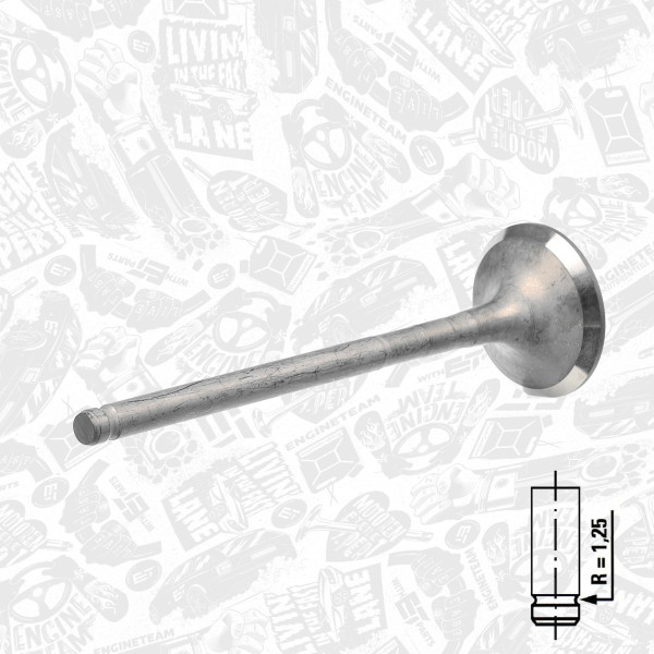 VE0099, Auslassventil, Auslassventil, ET ENGINETEAM, Toyota Prius/Yaris 1,5i 1NZ-FE/1NZ-FXE/2NZ-FE 1999+, 13715-21010, 711010, R6075/RNT, V94135