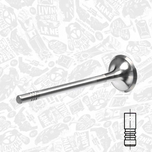 VE0120, Auslassventil, Auslassventil, ET ENGINETEAM, Audi A4/A6 2,7/3,0TDI 1999+, 059109611H, 059109611M, 059109611K, 029VA31373000, 331134, R6515/BMAR, V98011