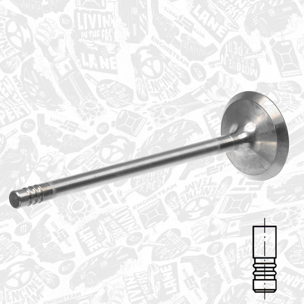 VI0025, Einlassventil, Einlassventil, ET ENGINETEAM, Citroen Jumper, Peugeot Boxer 2,5D/TD T8A/T9A/THY/THZ 1994-2002, 0948.72, 96095457, 537503, R4944/SCR, V94062, 094872