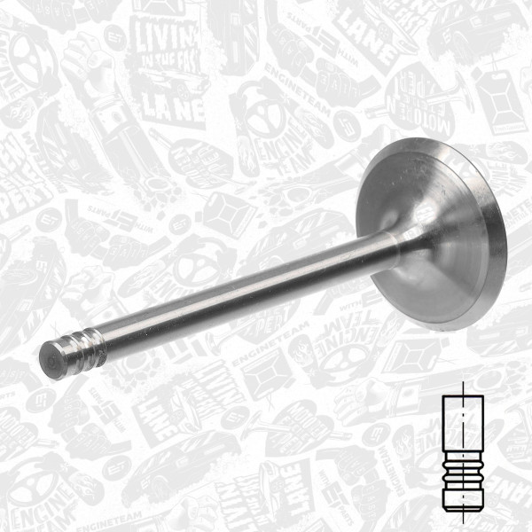 VI0026, Einlassventil, Einlassventil, ET ENGINETEAM, Skoda VW Seat 1,7SDI 1995-2009, 028109601J, 39502, R4946/S, V94112