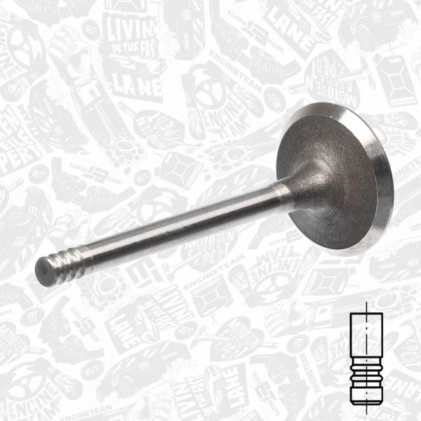 VI0036, Einlassventil, Einlassventil, ET ENGINETEAM, 038109601B, 1100679, 029VE30914000, 331033, R6128/S, V94147
