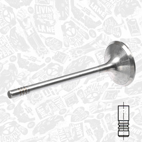 VI0042, Einlassventil, Einlassventil, ET ENGINETEAM, Citroen Jumper, Peugeot Boxer 2,5TDi THX/T8A 1994-2002, 0948.84, 96180328, 537257, R6151/SCR, V94567