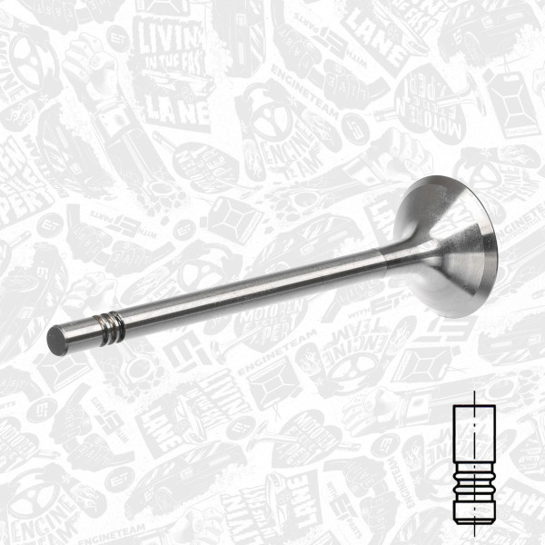 VI0063, Einlassventil, Einlassventil, ET ENGINETEAM, Skoda VW Audi Seat 2,0TDI 2003+, 03L109601, 029VE31992000, 331131, 820615, R6564/S